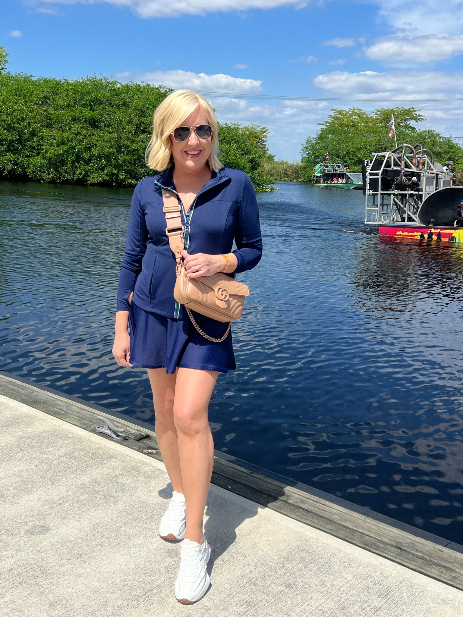 Fun day at Holiday Park taking an airboat ride through the FL Everglades. This skort & sports jacket was the perfect comfy, casual outfit to enjoy the sunny day outdoors. 


#LTKover40 #LTKstyletip #LTKfindsunder50