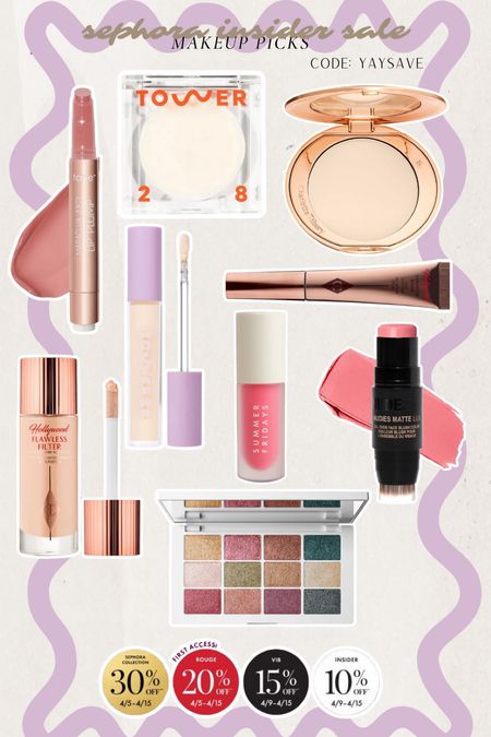 Sephora insider sale makeup picks! The best spring summer makeup 

#LTKfindsunder50 #LTKsalealert #LTKxSephora