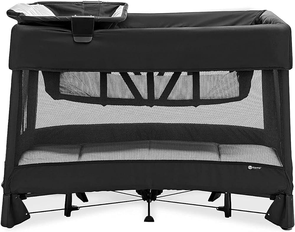 4moms Breeze Plus Portable Playard with Removable Bassinet and Baby Changing Station, Easy One-Ha... | Amazon (US)