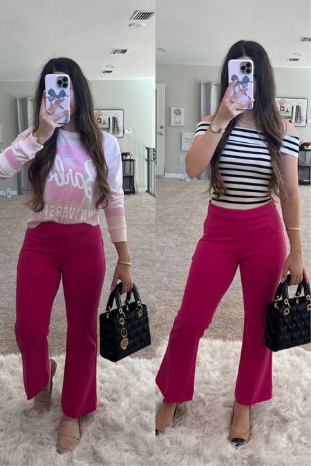 Trouser pants currently on sale!! Use code: MEMDAY for an extra 15% off!! Choose your favorite: left or right. Loving this pink trouser moment. Xoxo

Barbie trend / pink trousers / pink fashion / pink outfits / Pinterest aesthetic / twenties girl style / classic style / barbie university / Macys finds / pink outfits / spring outfit ideas
#barbiestyle #barbiecore #coquette #pinkoutfit #classicstyle #classicstyles #fashionguide #styleguides #trouser #trousers #classicoutfit #trendyoutfits #outfitguide #ltkworkwear #ltksalealert #macys #macysdeals #workwearstyle #chicoutfit #streetweardaily #chicstreetstyle #streetstylelook #streetstyleinspirations

Follow my shop @lovelyfancymeblog on the @shop.LTK app to shop this post and get my exclusive app-only content!

#liketkit #LTKsalealert #LTKworkwear #LTKfindsunder100
@shop.ltk