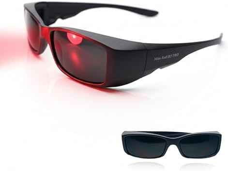 Mito Red PRO Red Light Therapy Glasses (600nm–900nm) – Dark & Extra Dark Lenses Protect Eyes ... | Amazon (US)