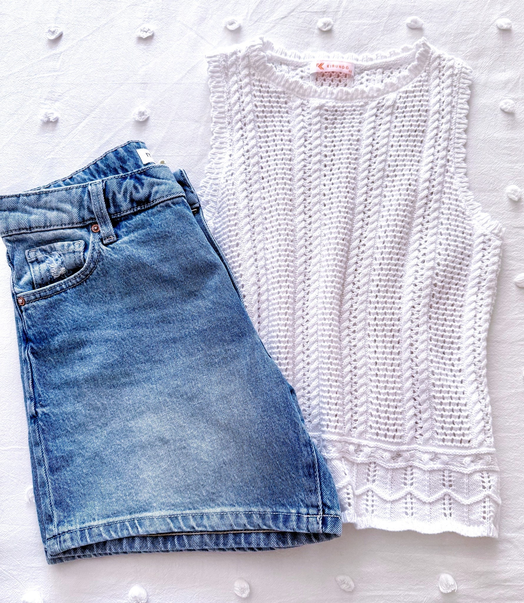 Summer essentials I’m loving. These 6 inch denim shorts from Maurices and the prettiest crochet tank top from Amazon. The shorts are 30% off. Memorial Day deal!



Dad shorts, mom shorts, summer outfit, pool outfit, coverup#LTKFindsUnder50

#LTKOver40 #LTKSeasonal #LTKSaleAlert #LTKPetite #LTKootd