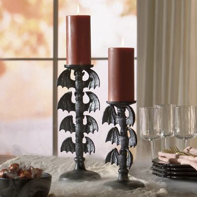 Bats Candleholder, Set of Two | Grandin Road