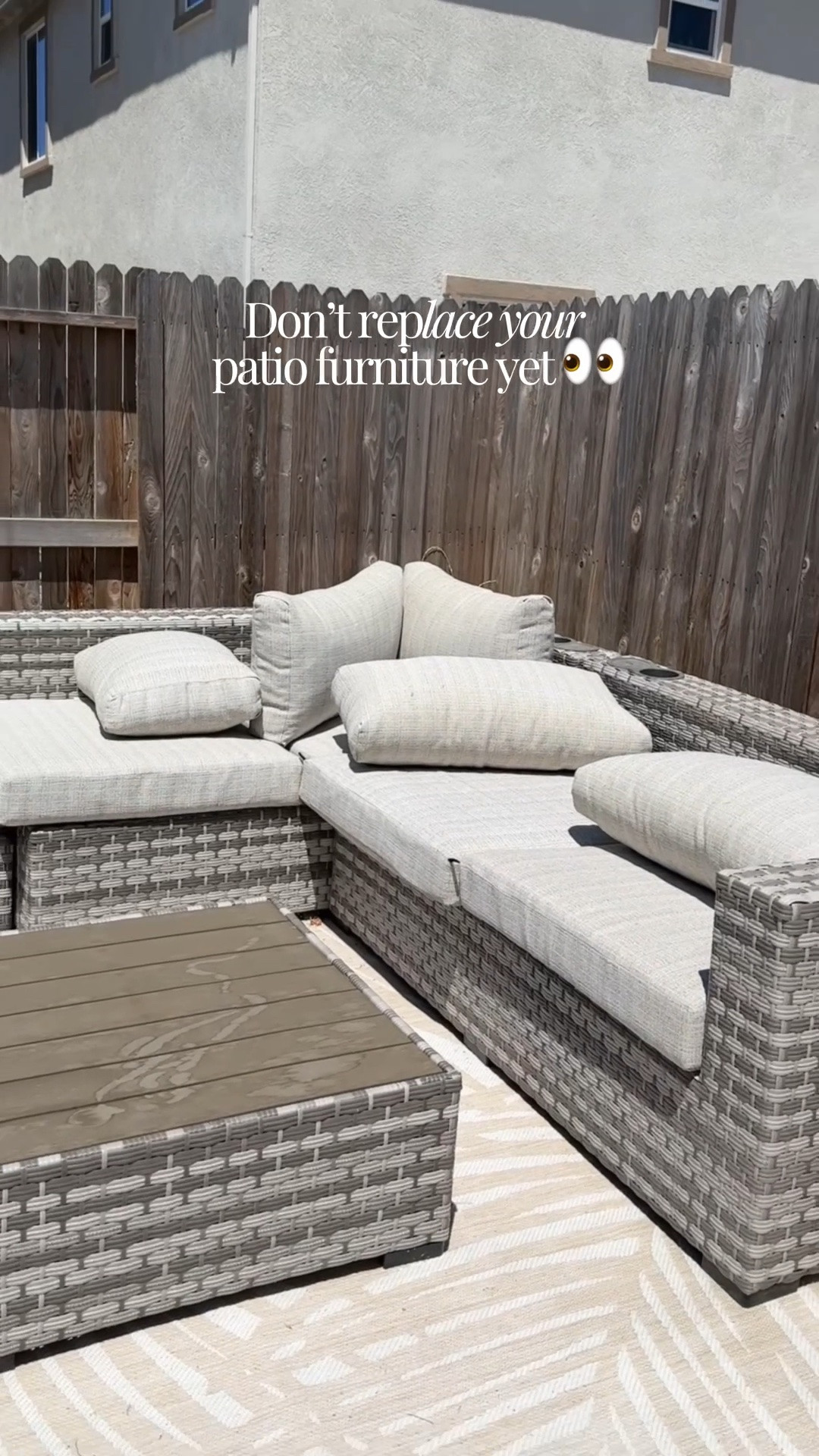 The easiest way to refresh old patio furniture!

#LTKHome #LTKSeasonal