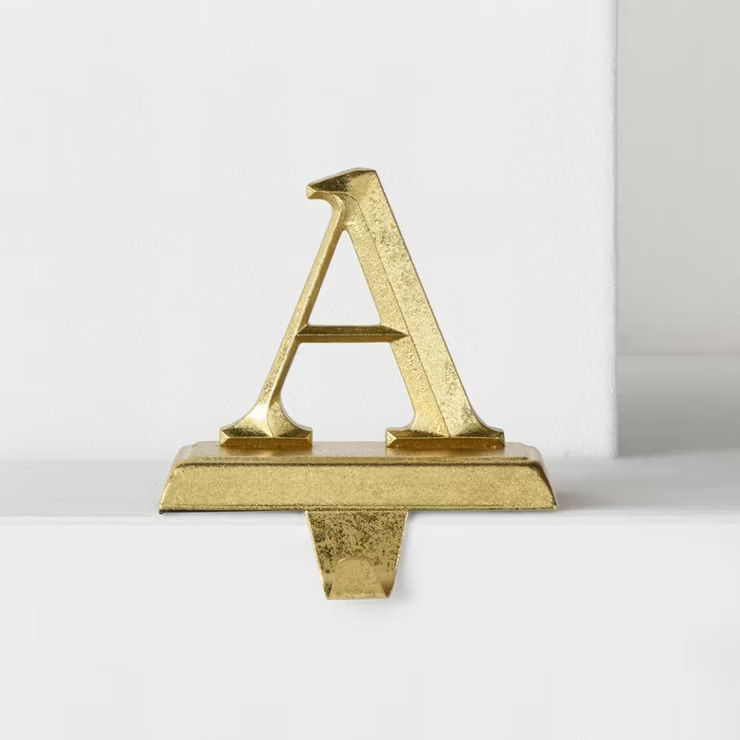Monogram Christmas Stocking Holder Gold - Wondershop™ | Target