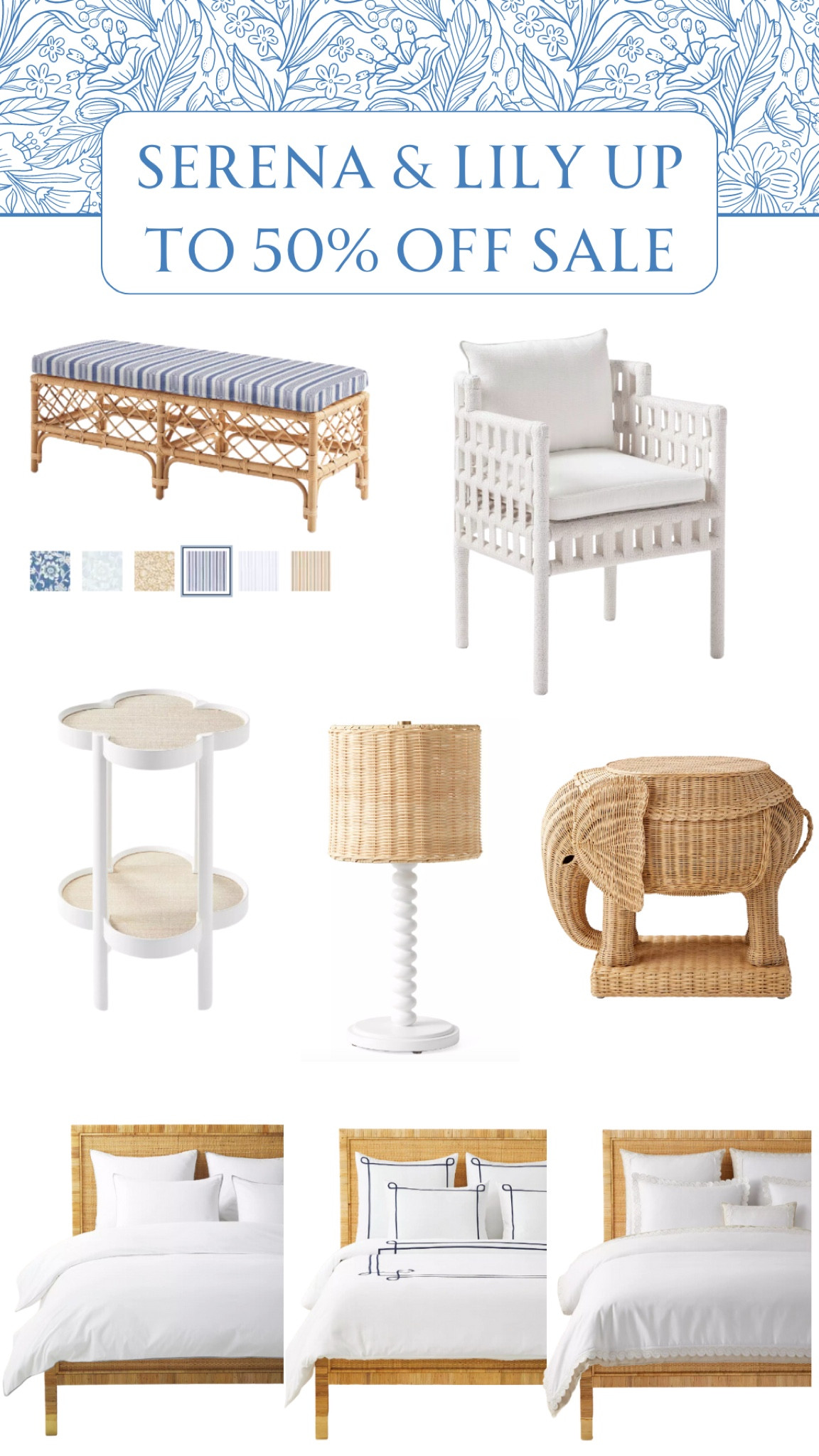 Save big on these Serena & Lily finds. 



#LTKSaleAlert #LTKHome