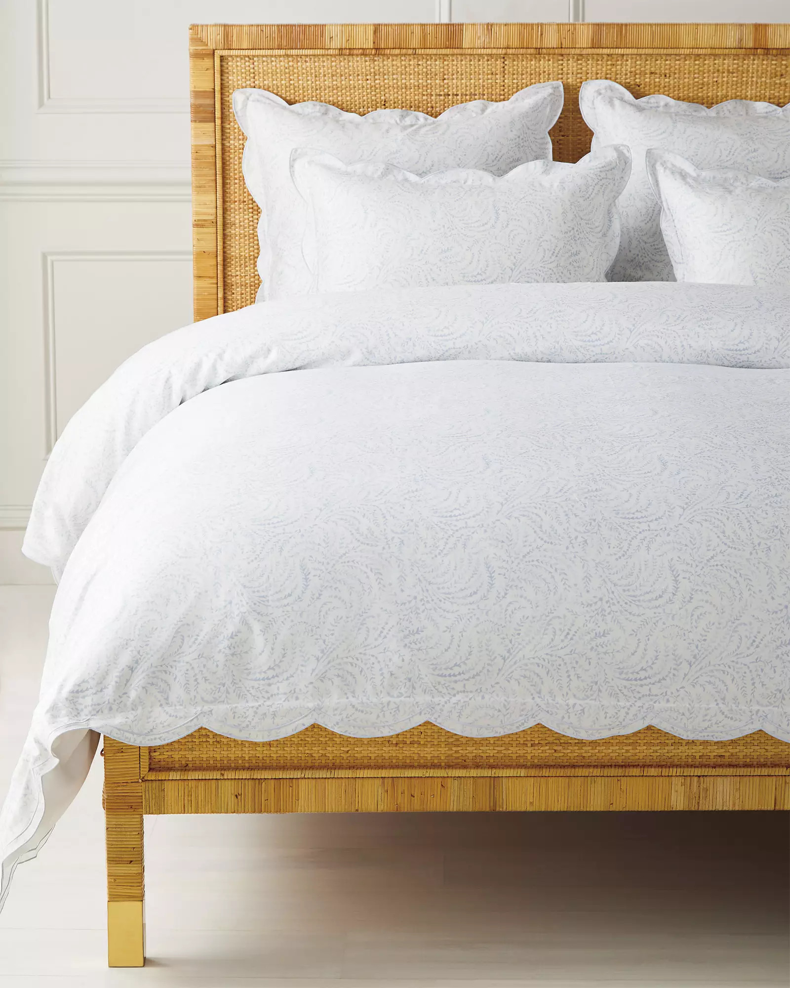 Priano Sateen Duvet Cover | Serena and Lily