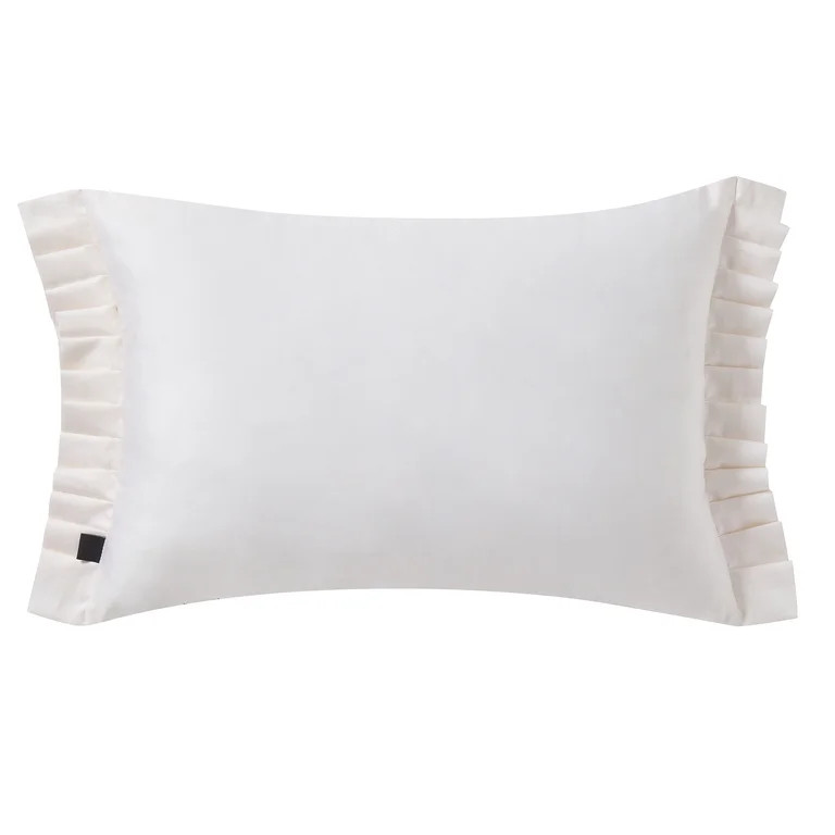 My Texas House 14" x 20" Ivory Pleated Cotton Bunny Decorative Pillow | Walmart (US)