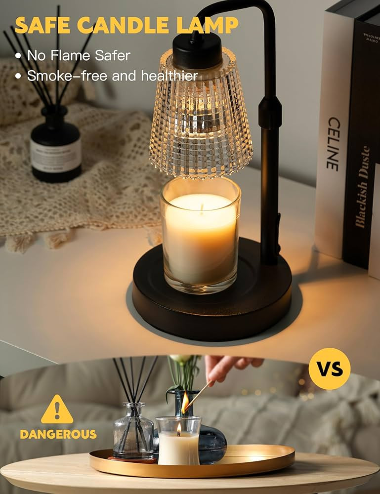 Candle Warmer Lamp with Timer Dimmable, Birthday Gifts for Women Mom, House Warming Gifts New Hom... | Amazon (US)