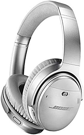Bose QuietComfort 35 (Series II) Wireless Headphones, Noise Cancelling - Silver (Renewed) | Amazon (US)