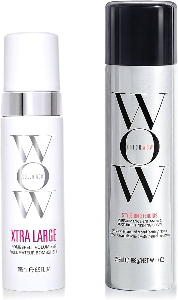 COLOR WOW Epic Volume Bundle - Featuring XTRA LARGE BOMBSHELL VOLUMIZER for all-day volume and ST... | Amazon (US)