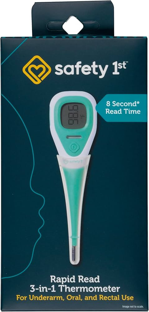 Safety 1st Rapid Read 3-In-1 Thermometer, Aqua, One Size | Amazon (US)