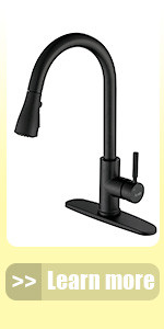 Gold Kitchen Faucet with Sprayer,Single Handle Kitchen Sink Faucet with Pull Out Sprayer, Champag... | Amazon (US)