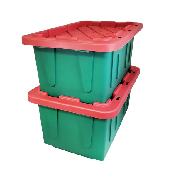 Holiday Storage Homz DurabiltPlastic Tubs and Totes Set | Wayfair Professional