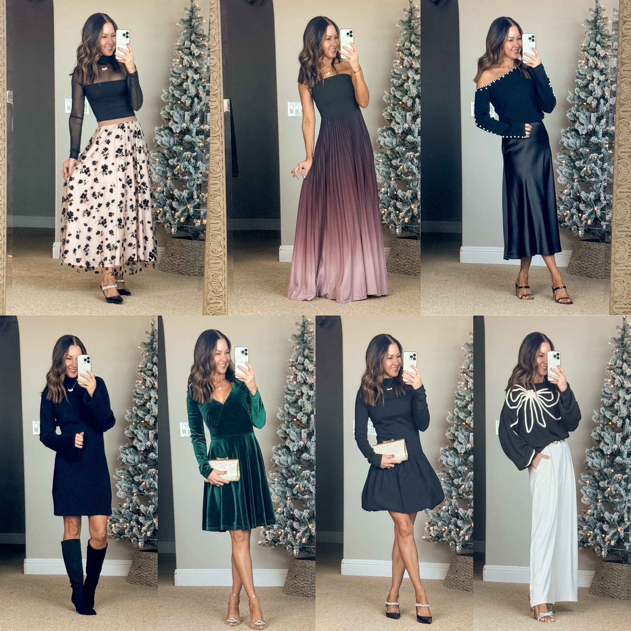 Petite Friendly Holiday Outfits all under $40
💥 code Holly can enjoy 15% off on orders $65+ OR 20% off on orders $109+ from Cupshe. 

For Reference: I’m 5’1”, 110lbs
Wearing the smallest size available in everything! 

Holiday dresses, holiday skirt, holiday floor length dress, holiday, pearl sweater, sweater dresses, petite, friendly dresses, bow sweater, bubble dress, perfect for Christmas parties, New Year’s Eve, cocktail parties


#LTKSaleAlert #LTKHoliday #LTKFindsUnder50