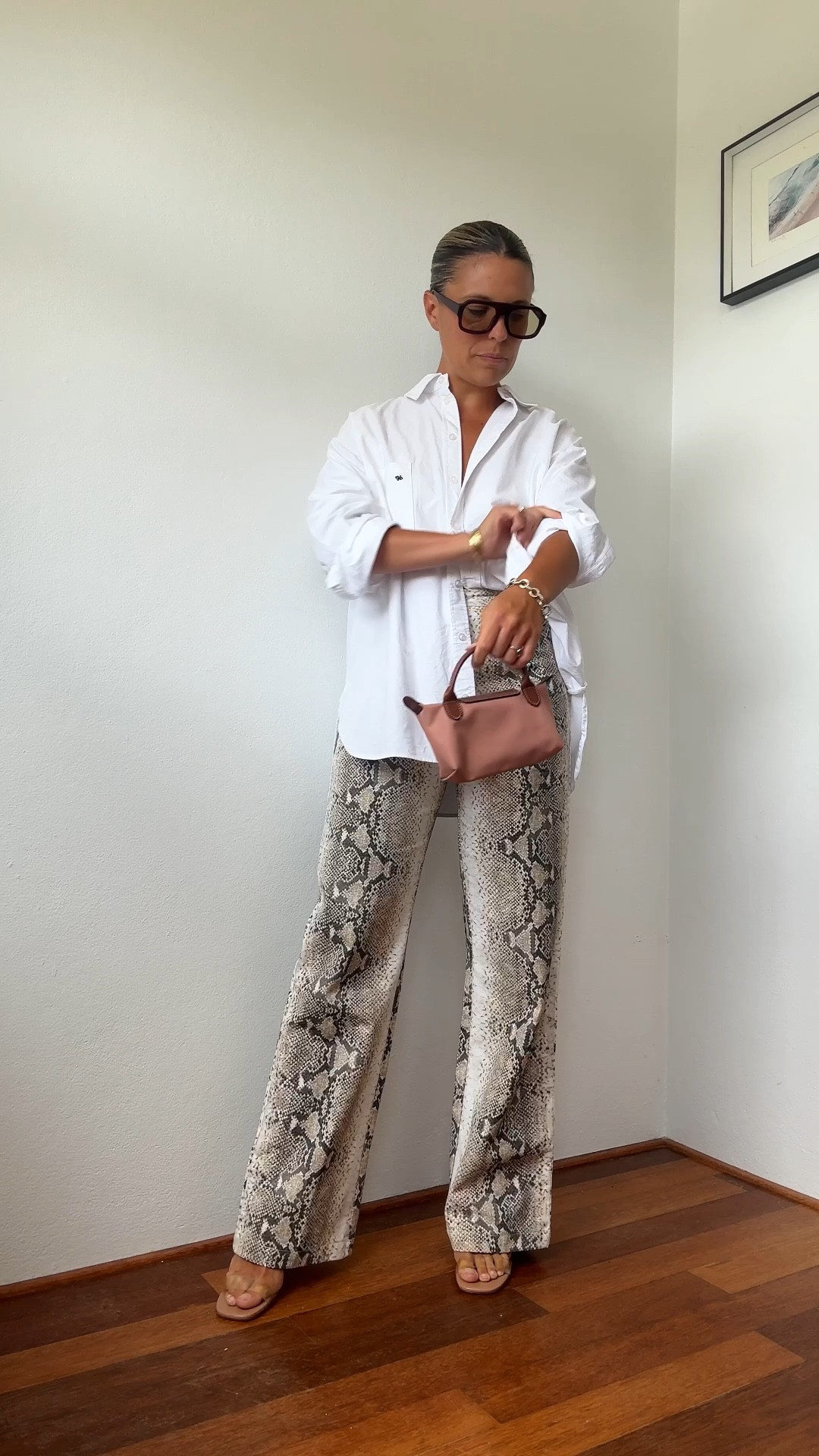 Even my partner thought these looked great! 

Sunglasses are BAULUS

Snakeskin pants for the win! Chic and effortless.

#LTKjeans #LTKaustralia