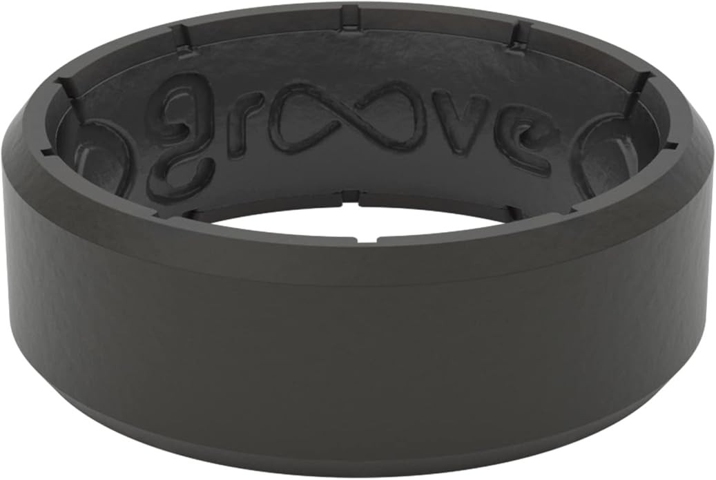 Groove Life Edge Silicone Ring - Breathable Rubber Wedding Rings for Men, Lifetime Coverage, Uniq... | Amazon (US)