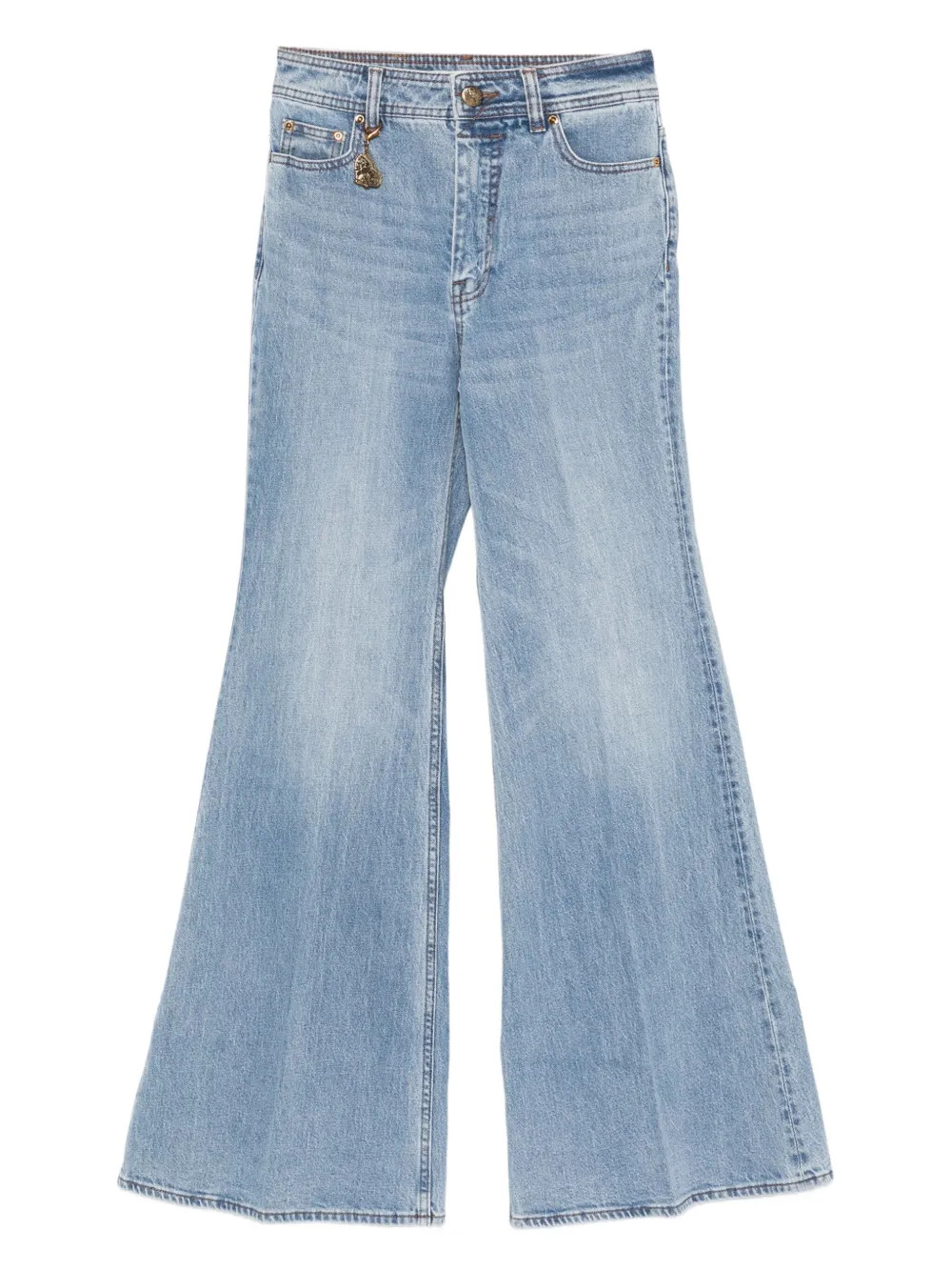 charm flared jeans | Farfetch Global