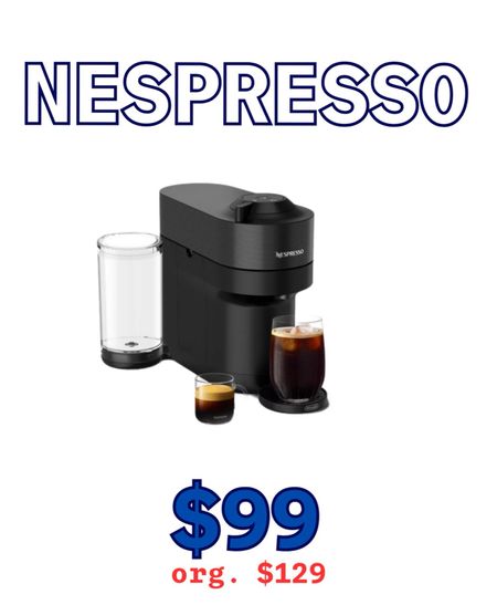Nespresso Vertuo *ON SALE* / Nespresso UNDER $100

now: $99 / org. $129

#LTKFindsUnder100 #LTKSaleAlert #LTKHome
