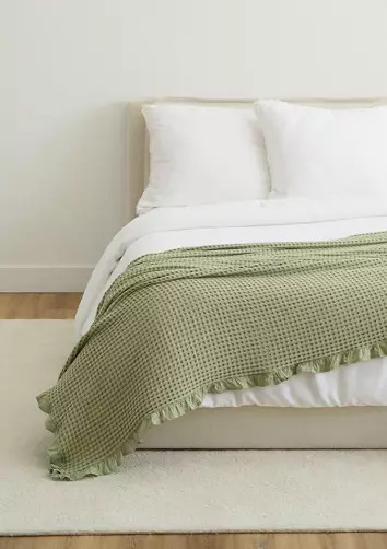 Ruffled Waffle Blanket | Belk