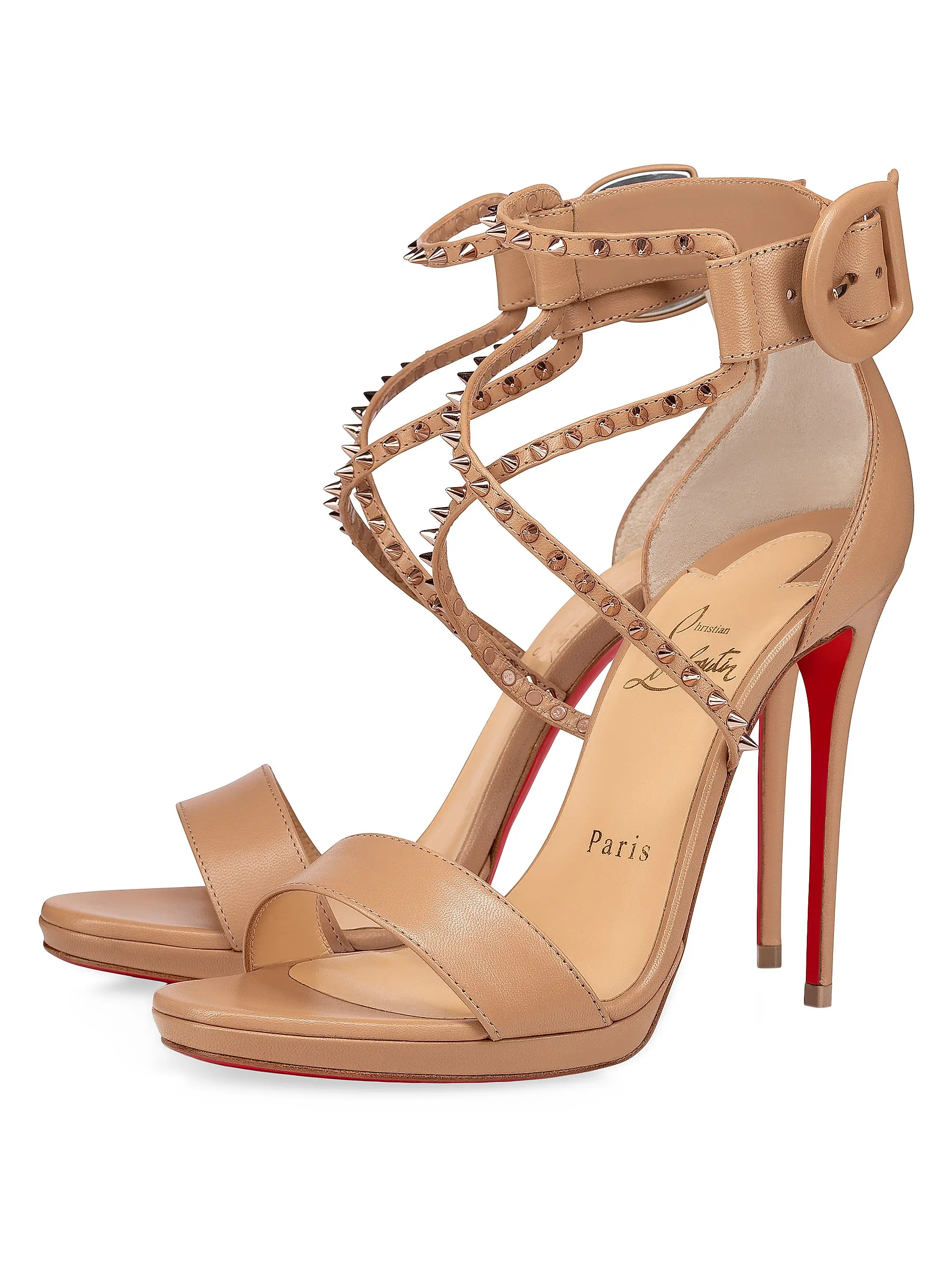 Choca Lux 120MM Leather Sandals | Saks Fifth Avenue