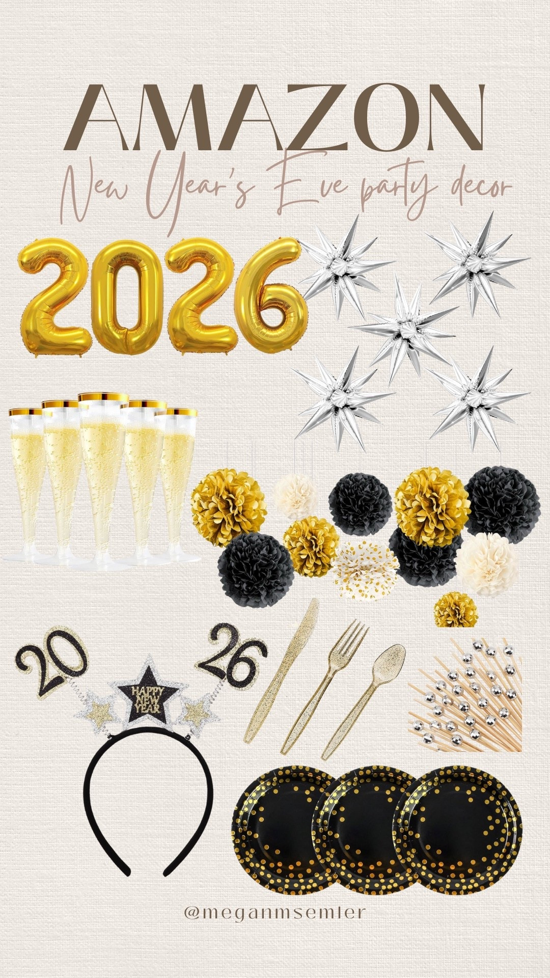 Amazon New Year’s Eve decor 

#LTKootd #LTKSeasonal #LTKHoliday