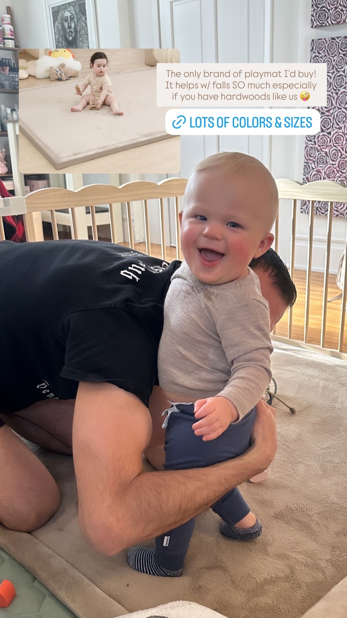 The only brand of playmat I’d buy! It helps w/ falls SO much especially if you have hardwoods like us 🤪

#LTKBaby #LTKmomlife #LTKKids