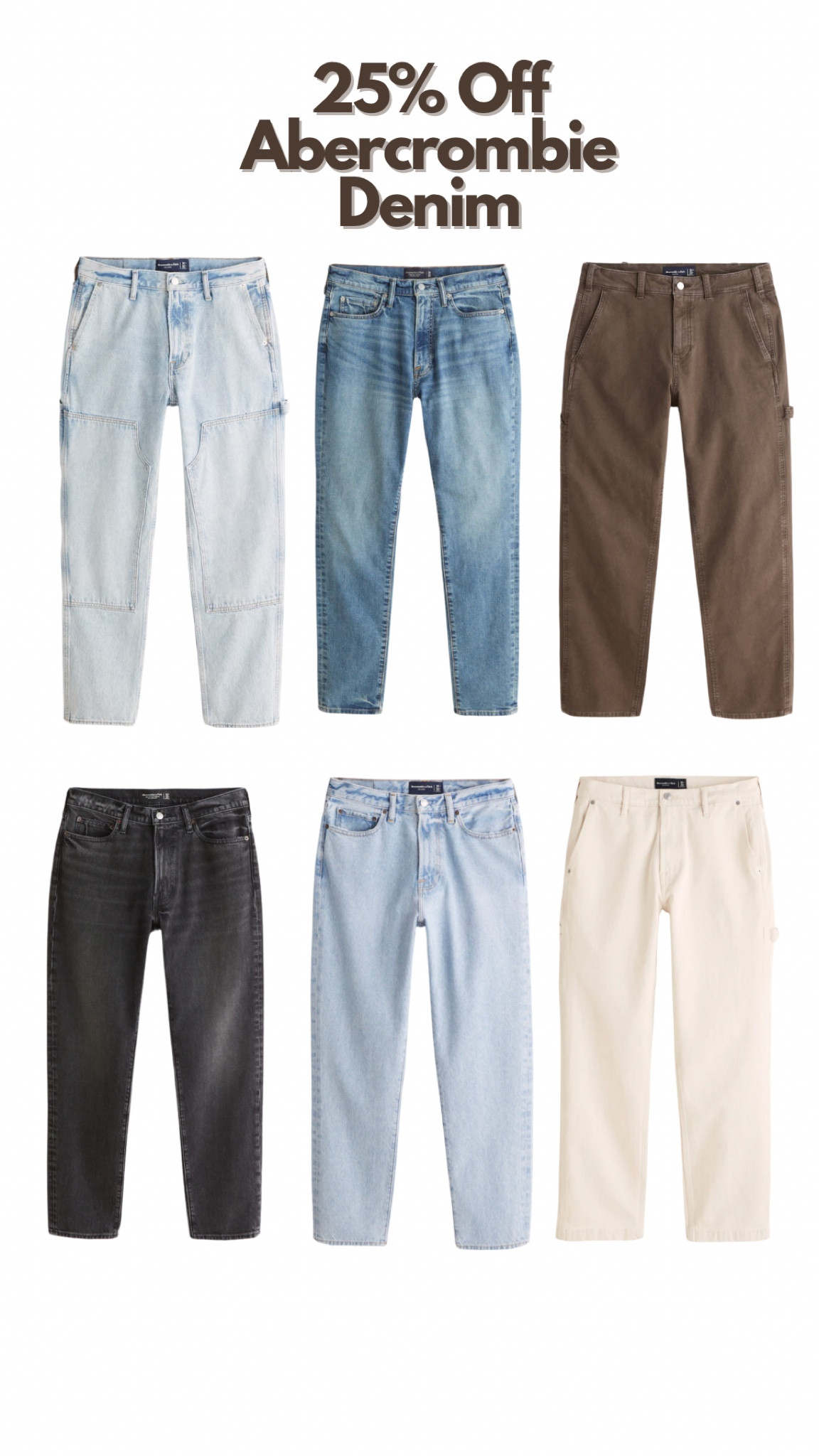 25% Off Abercrombie Denim 👖

#LTKsalealert #LTKunder100 #LTKmens