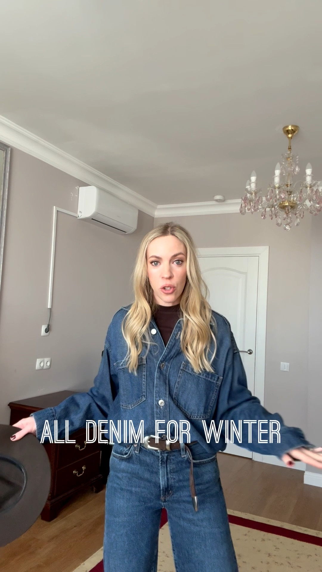 All denim winter look, denim on denim styling tips, @Shopbop dark wash jeans, chocolate brown fur coat, @Janessa Leone dark brown wool hat

#LTKgrwm #LTKootd #LTKSeasonal