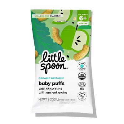 Little Spoon Organic Kale Apple Curl Baby Puffs – 1oz | Target