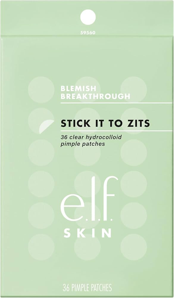 e.l.f. SKIN Blemish Breakthrough Stick It To Zits Pimple Patches, Helps Reduce The Look of Blemis... | Amazon (US)
