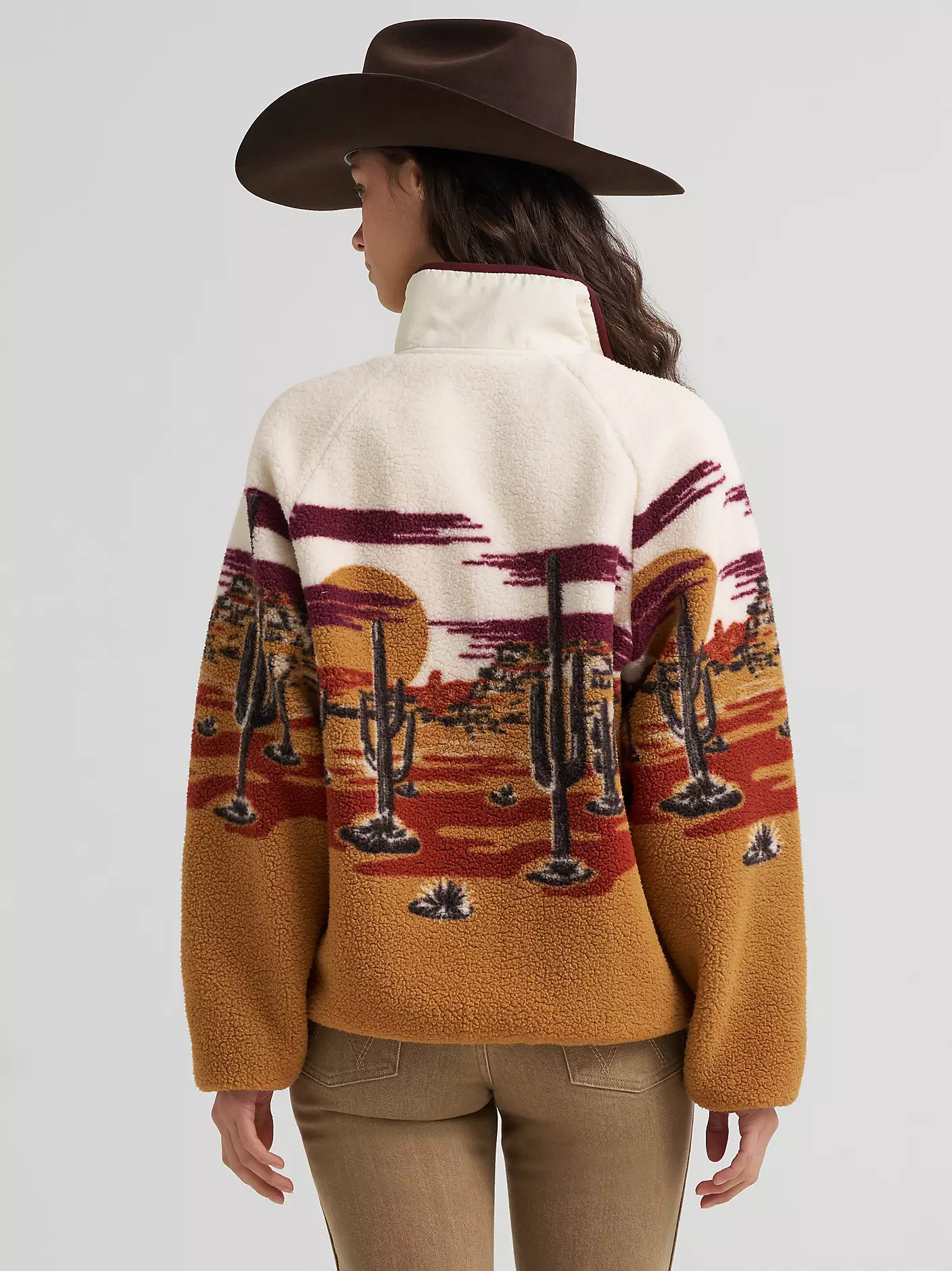 Women's Wrangler Big Sky Sherpa Snap Pullover | Wrangler