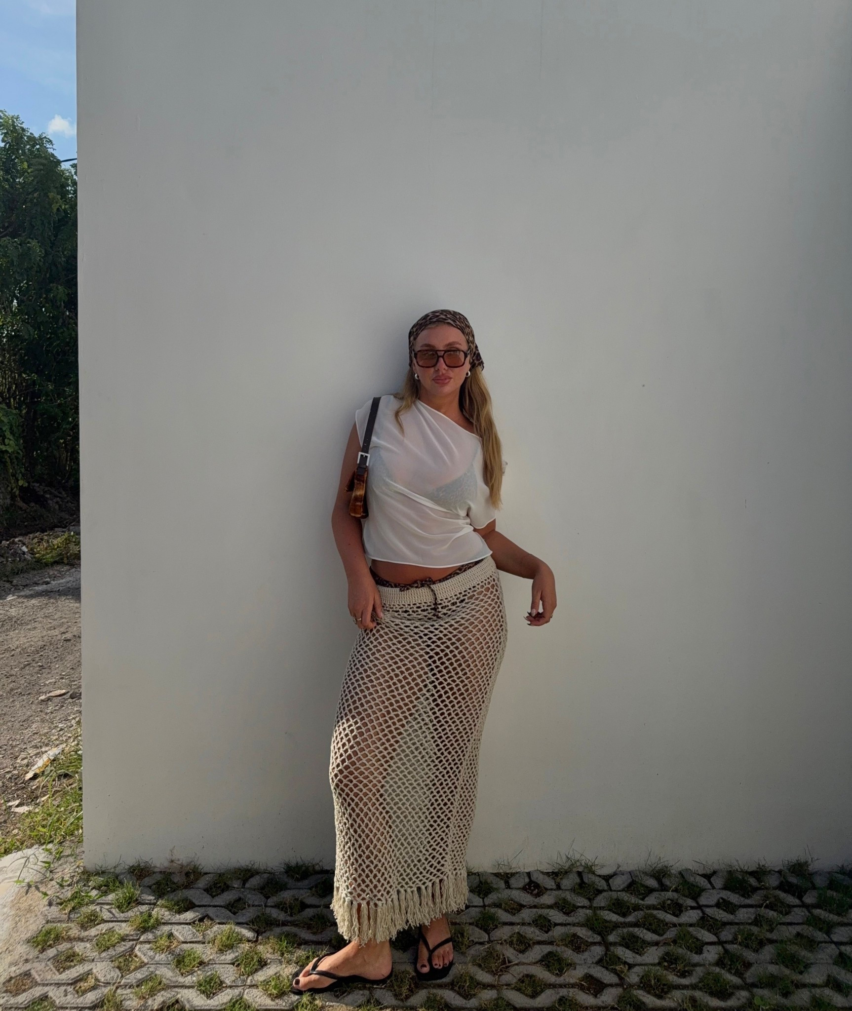 Top is by neil Vernon 
also sized up in the venroy skirt x 