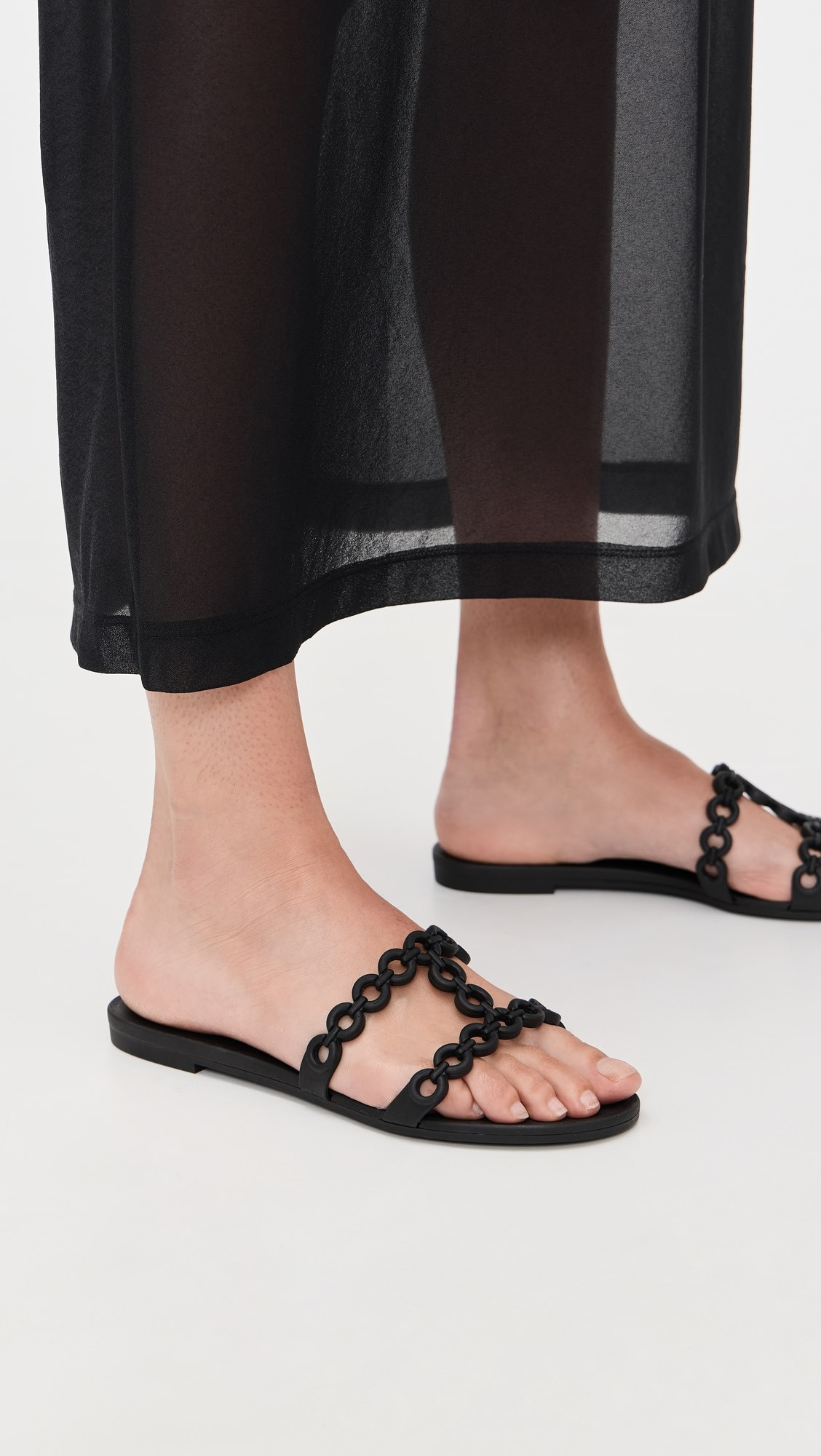 Infinity Chain Jelly Sandal Flats | Shopbop