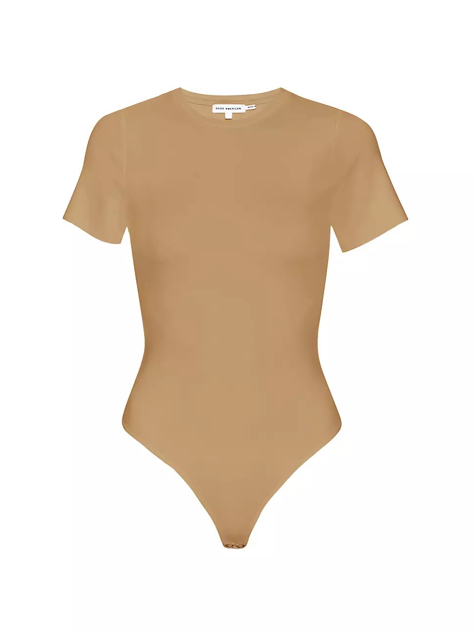Good American Scuba Short-Sleeve Bodysuit | Saks Fifth Avenue