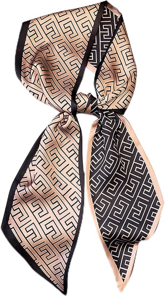 Head Scarf Hair Neck Scarves For Women Purse Bag Scarfs For Handbags Silky Long Thin Satin Headsc... | Amazon (US)