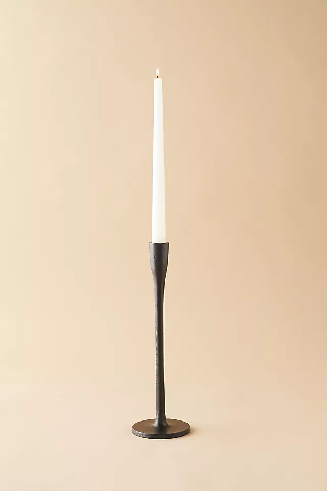 Matte Black Candlestick | Anthropologie (US)