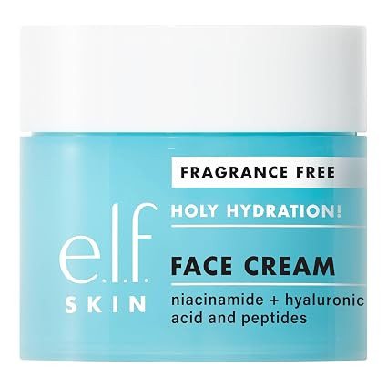 e.l.f. SKIN Holy Hydration! Face Cream, Fragrance Free, Smooth, Non-Greasy, Lightweight, Nourishi... | Amazon (US)