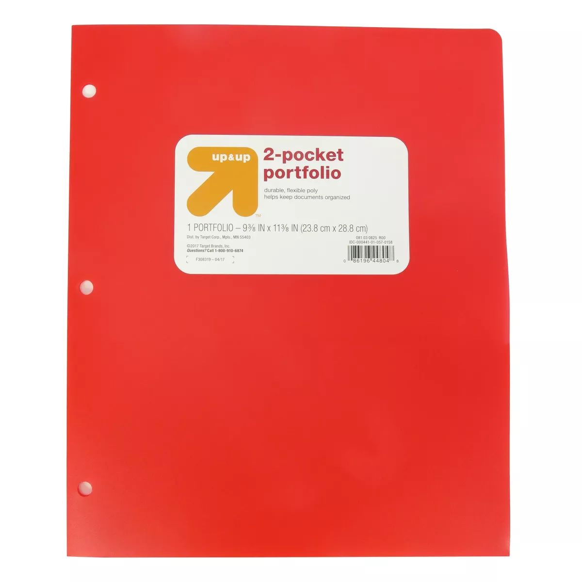 2 Pocket Plastic Folder - up & up™ | Target