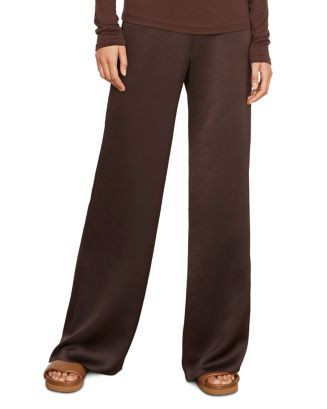 Satin Wide Leg Pants | Bloomingdale's (US)