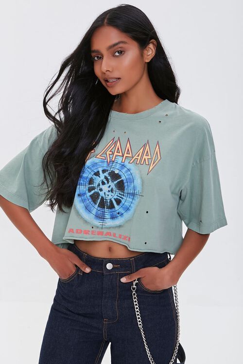 Def Leppard Graphic Distressed Tee | Forever 21 (US)