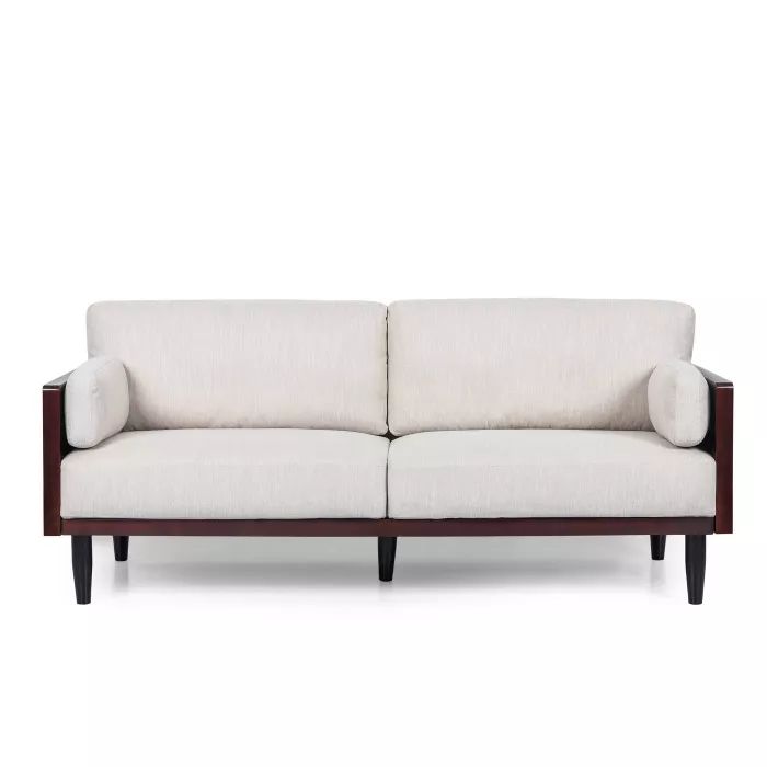 Sofia Mid-Century Modern Upholstered 3 Seater Sofa - Christopher Knight Home | Target