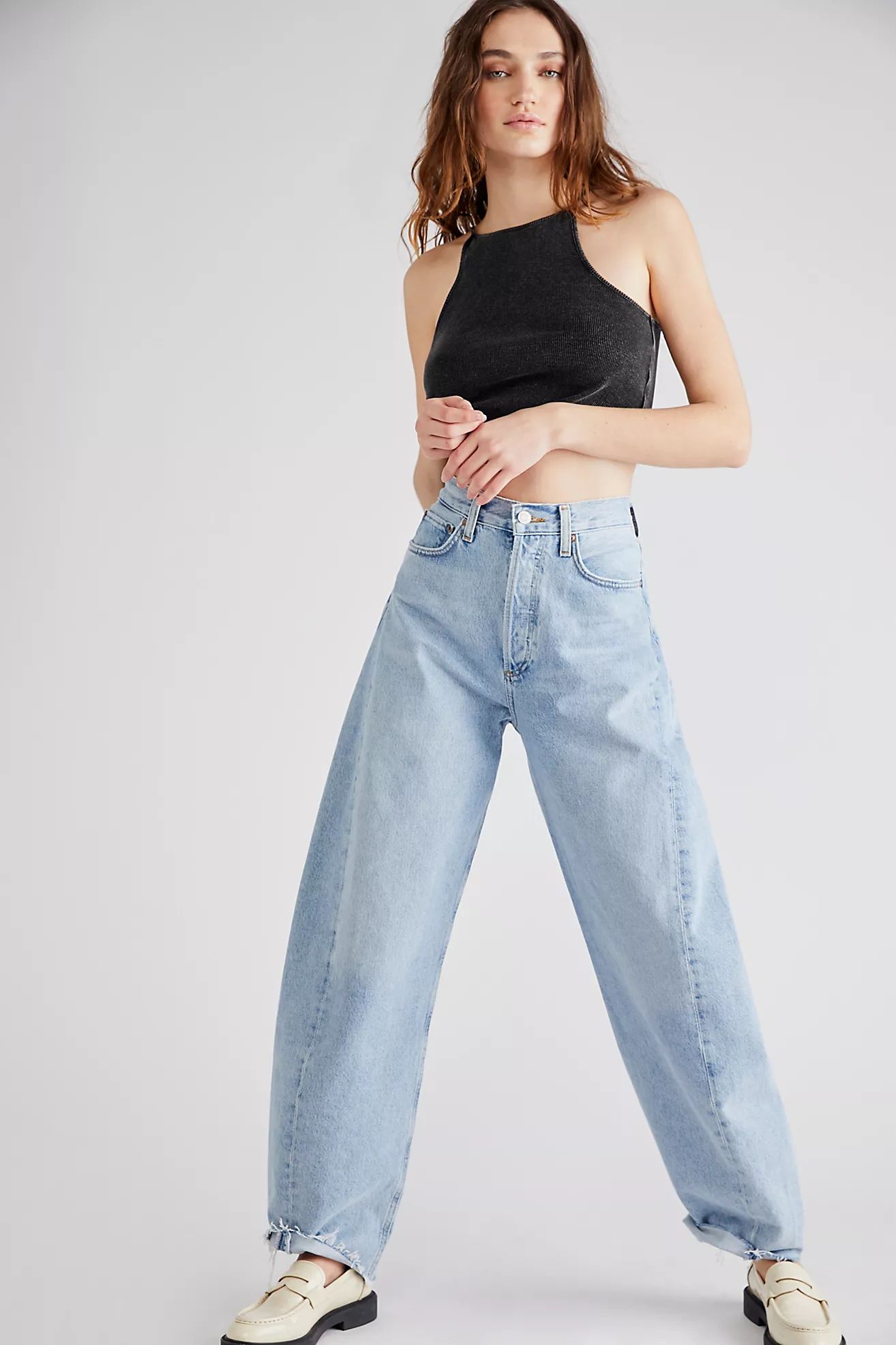 AGOLDE Luna Pieced Jeans | Free People (Global - UK&FR Excluded)