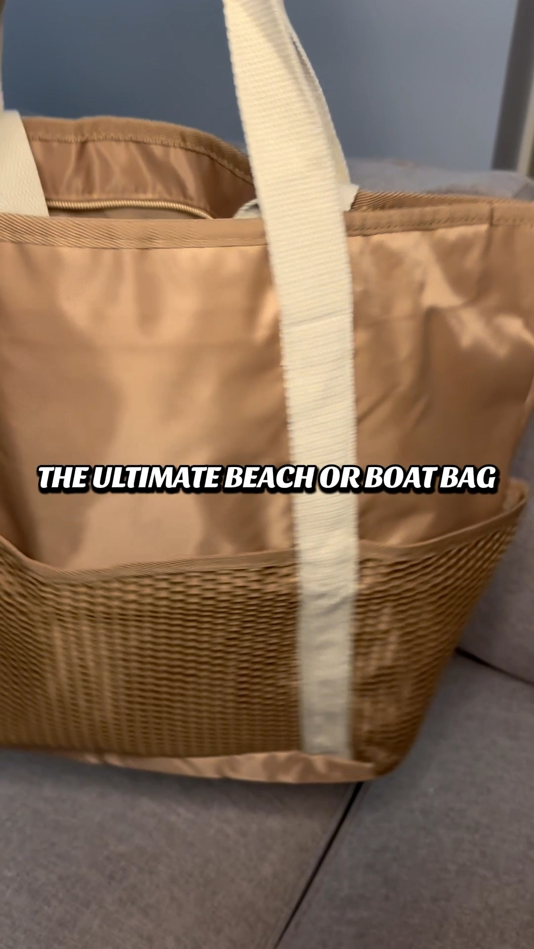 BEACH DAYS JUST GOT BETTER 🏖️✨ This oversized waterproof + sandproof tote is foldable, stylish, and packed with mesh pockets + zipper closure—perfect for poolside, travel, or everyday adventures. 🌊👜

#travel #tote #amazon #beachbag 

#LTKSwim #LTKTravel #LTKSaleAlert