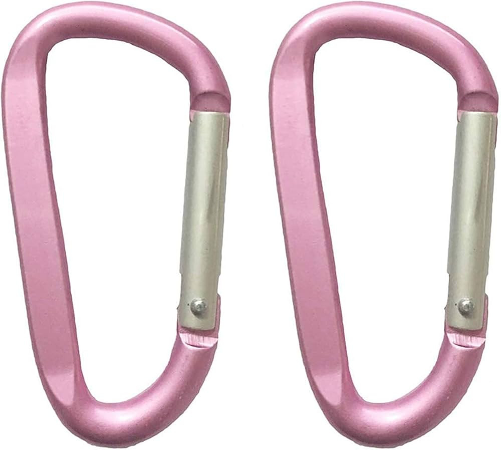 Large Carabiners Keychain 3" Aluminum D Shape Premium Durable D-Ring Carabiner Clip Hook Camping ... | Amazon (US)