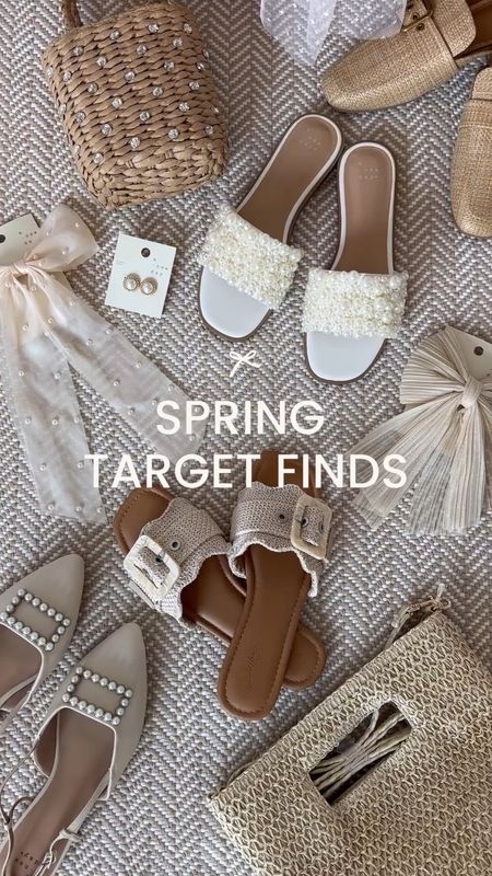 The cutest new arrivals at target! I’ll be sharing more in a try on haul soon but how cute are these accessories - perfect if you have an upcoming vacation. Resort wear // target new arrivals // sandals under $50

#LTKfindsunder50 #LTKVideo #LTKSeasonal