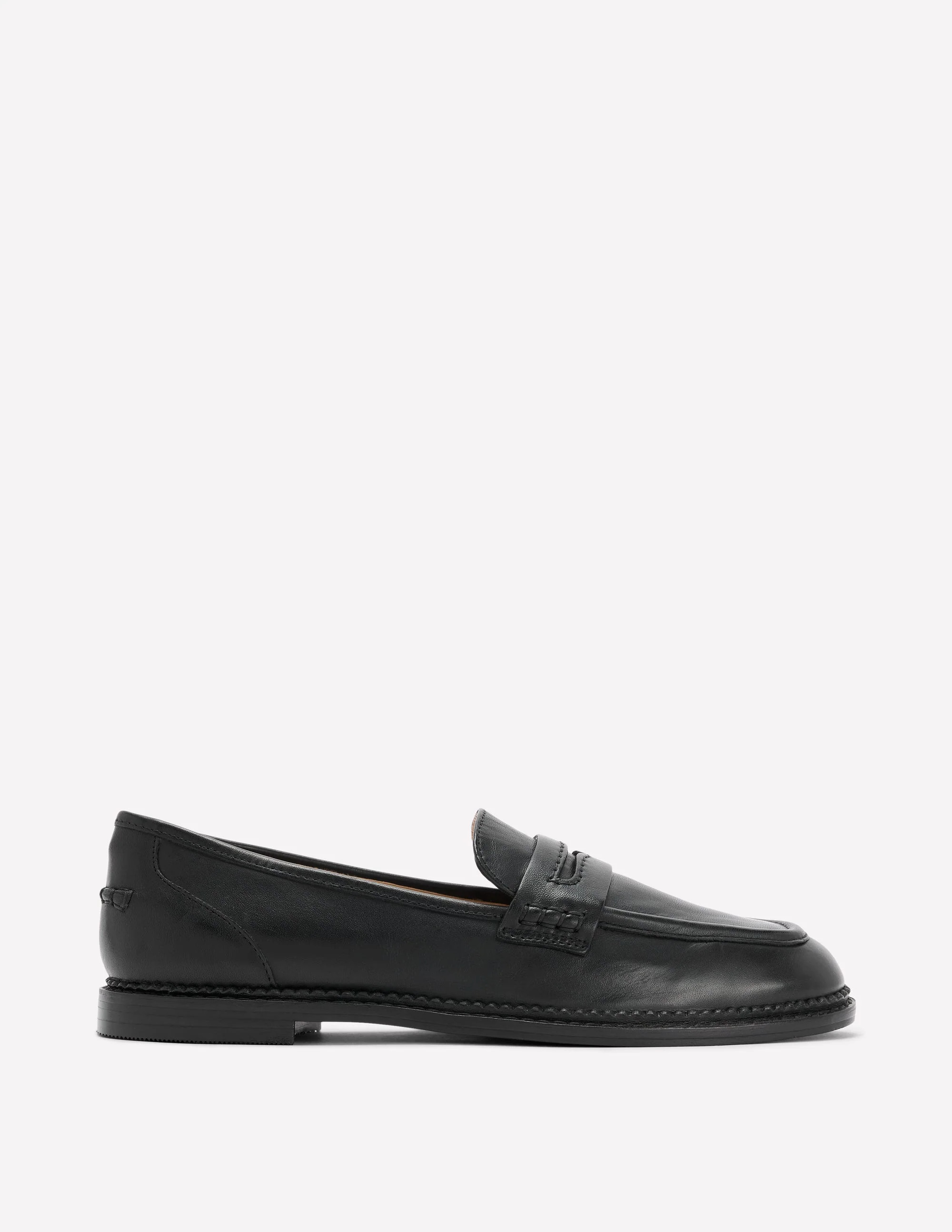 Nya Penny Loafers-Black | Boden UK