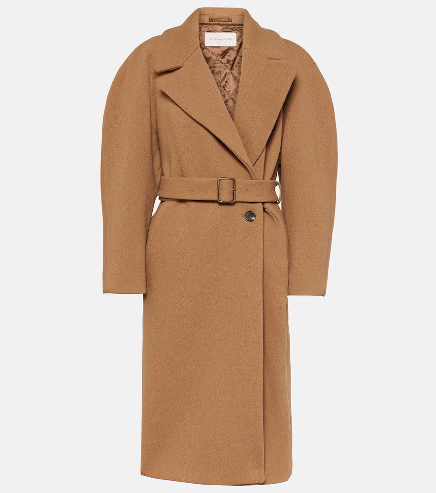Dries Van Noten Double-breasted wool coat | Mytheresa (US/CA)