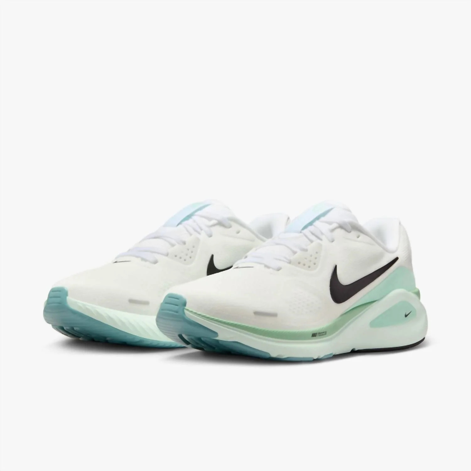 Women's Structure 26 Running Shoes In White/barely Green/mint Foam/black | Shop Simon