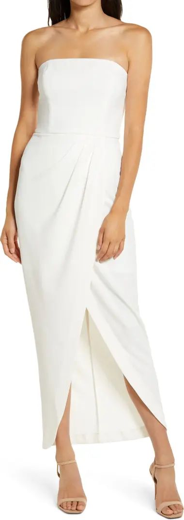 WAYF The Angelique Strapless Tulip Gown | Nordstrom | Nordstrom